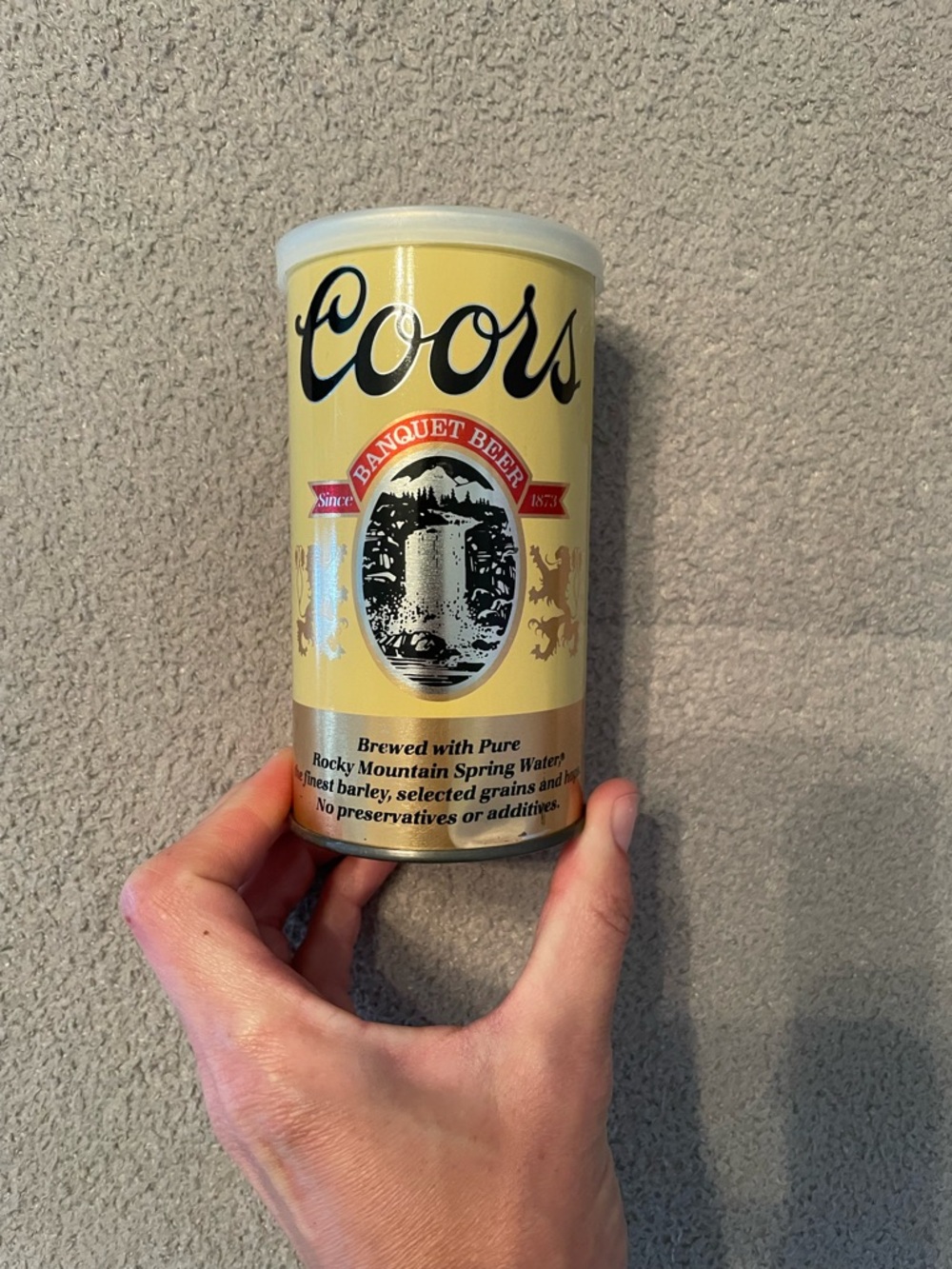 Coors Banquet Beer Tin and Six Handkerchiefs